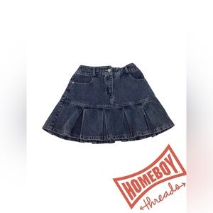 Women's Denim Mini Skirt - Black